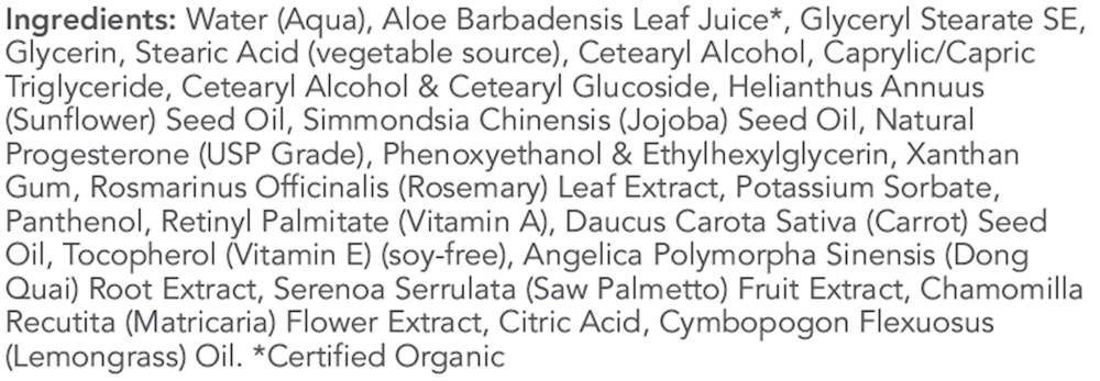 Progesterone Cream